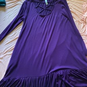 NWOT purple dress